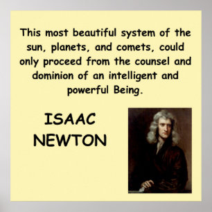 Póster Isaac Newton