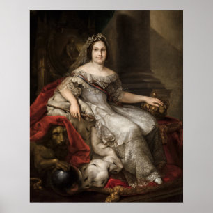 Poster Isabel II da Espanha - Rainha
