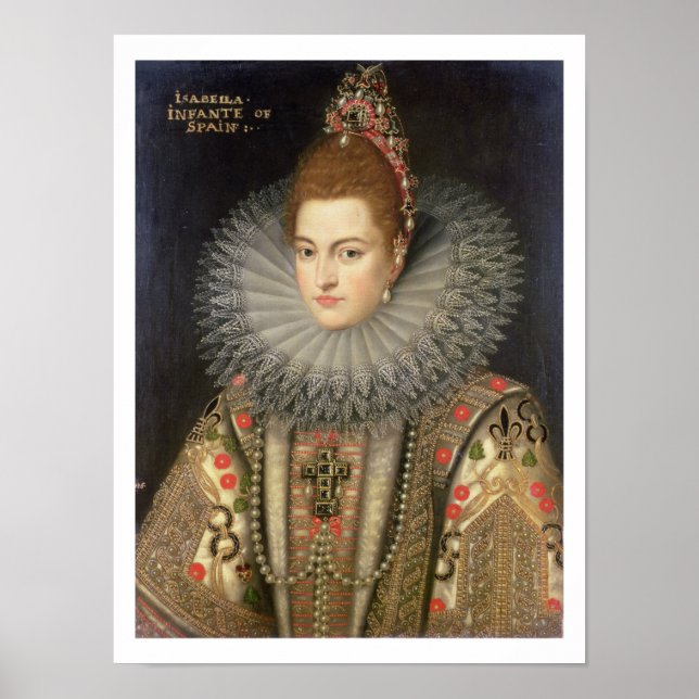 Póster Isabella Clara Eugenia (1566-1633) Infanta de Espa (Frente)
