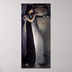 Póster Isabella e o pote da manjericão