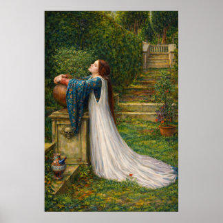 Poster Isabella e o Vaso de Manjericão por Waterhouse