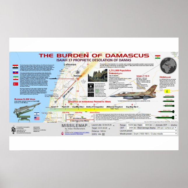 Poster Isaiah 17 Destruição de Damasco 2 (Frente)