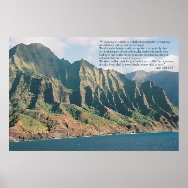 Póster Isaiah 33 (Frente)
