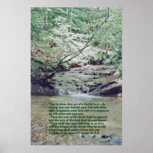 Poster Isaiah 35:4-6
