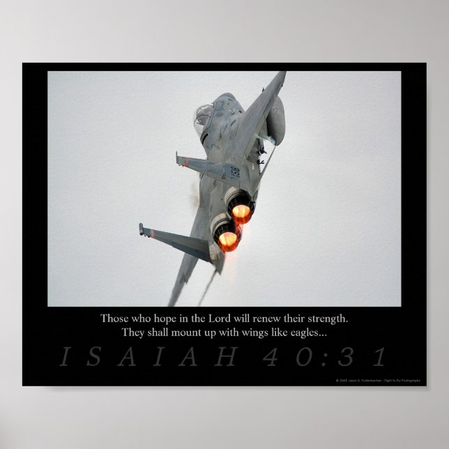 Poster Isaiah 40:31 (Frente)