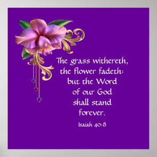 Poster Isaiah 40:8