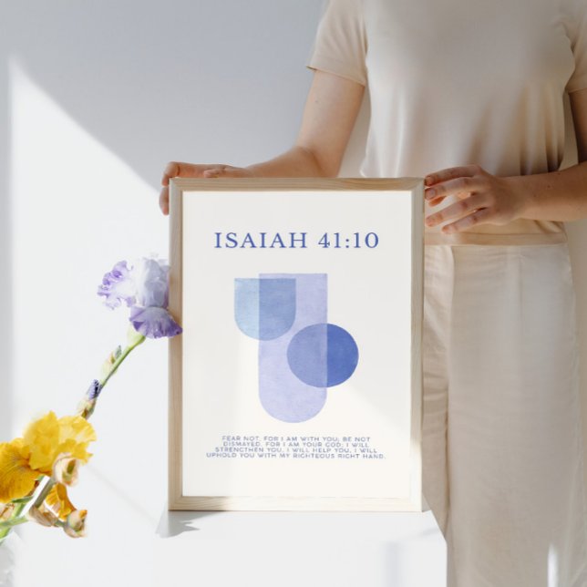 Poster Isaiah 41:10 (Criador carregado)