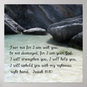 Poster Isaiah 41:10