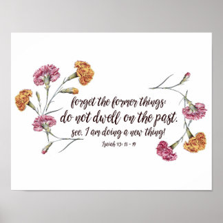 Poster Isaiah 43:18-19