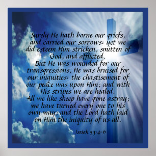 Poster Isaiah 53:4-6