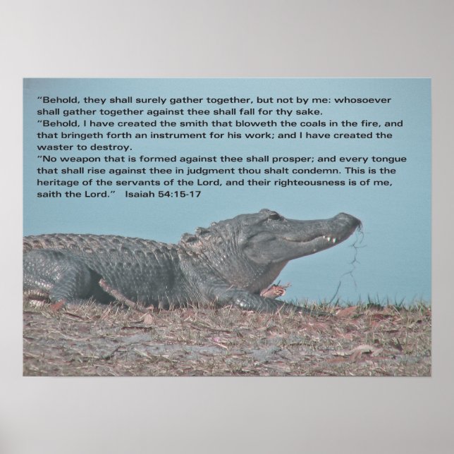 Poster Isaiah 54:15-17 (Frente)