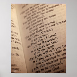 Póster Isaiah 54:5 [Impressão]