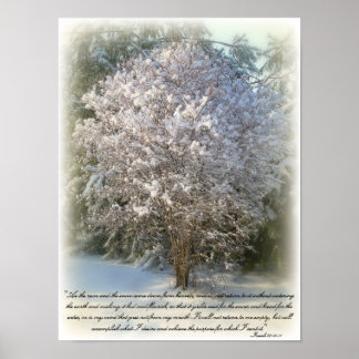 Poster Isaiah 55:10-11