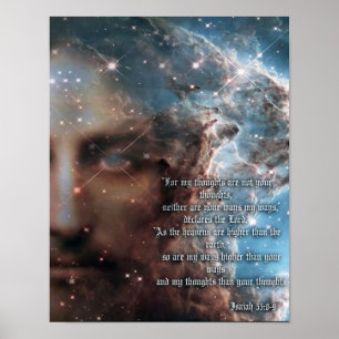 Poster Isaías 55:8-9
