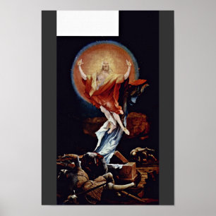 Póster Isenheim Antigo Altar Altar No Antonine Isenhe