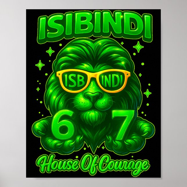 Poster Isibindi Casa Do Sistema Escolar Coragem 6 7 Engra (Frente)