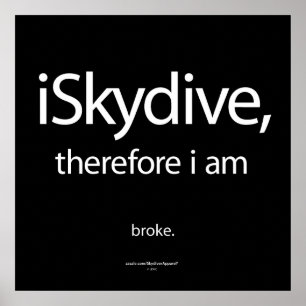 Póster iSkydive, conseqüentemente…