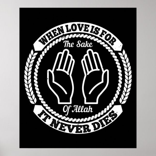 Poster Islã Quando O Amor É Pelo Bem De Alá (Frente)