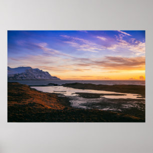 Póster islandês Sunrise I