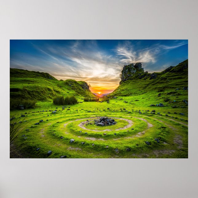 Poster Isle of Skye, Escócia, Reino Unido (Frente)