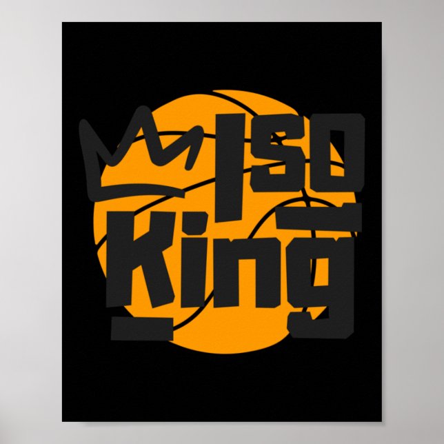 Poster Isolamento de Basquete King One Man Show (Frente)