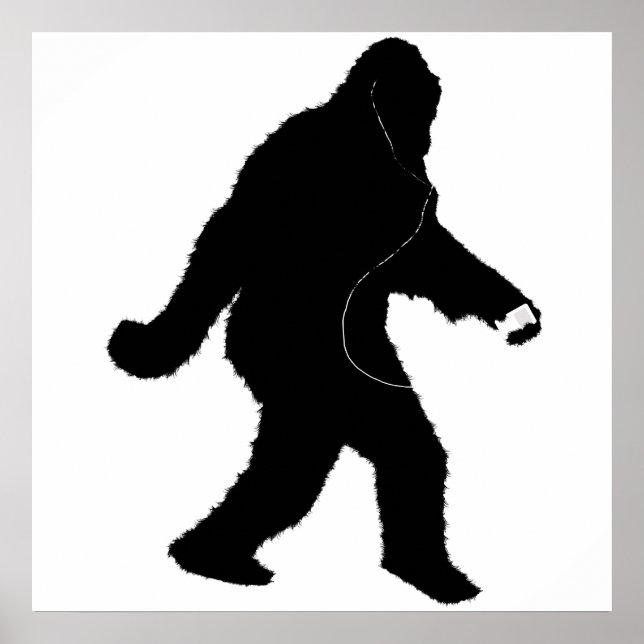 Poster iSquatch (Adicionar Cor de Fundo) (Frente)