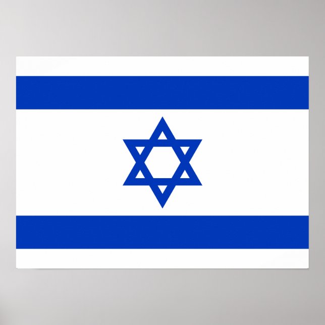 Póster Israel - Bandeira Israelita (Frente)