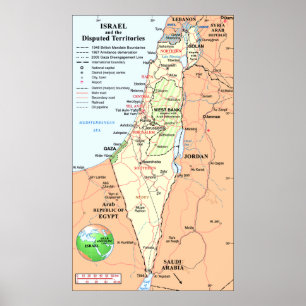 Poster Israel - compreendendo as disputas do limite