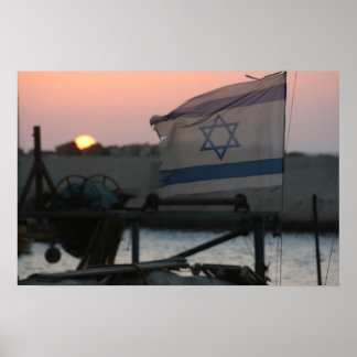 Poster Israel Sunset