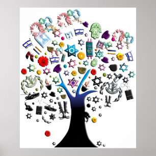 Póster Israel Tree