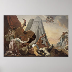 Póster Israelites afligidos com a serpente de bronze