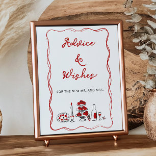 Poster Isso é Amore italiano Red Advice and Wish