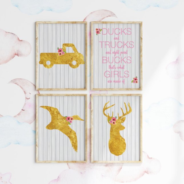 Poster Isso é o que as Meninas são Feitas Conjunto de Art (Criador carregado)