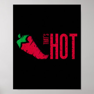 Poster Isso é pimenta-pimenta vermelha quente