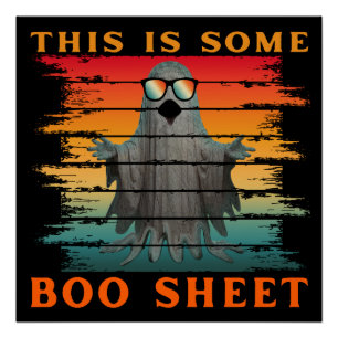 Póster Isto é alguma folha de boo, fantasma engraçado de