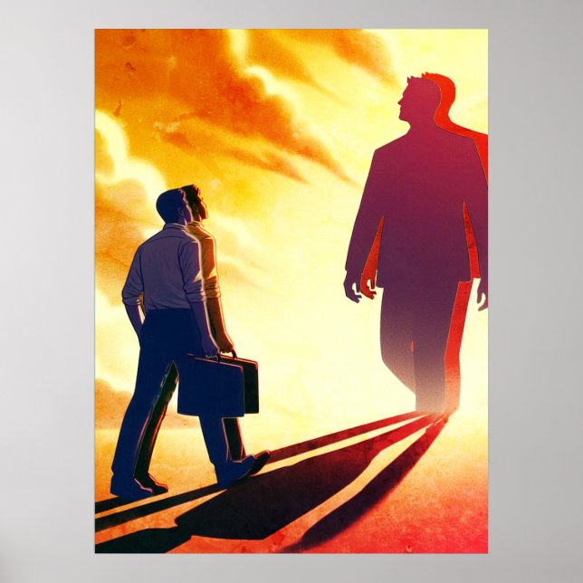 Poster Isto é Eu + Isto é Quem Eu Vou Ser na Parede (Frente)