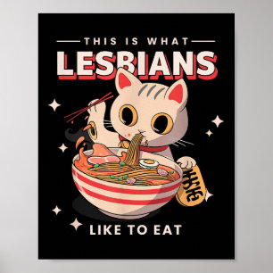 Poster Isto É O Que As Lésbicas Gostam De Comer - Capa De