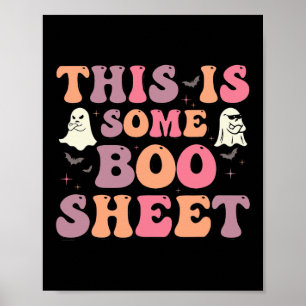 Poster Isto É Uma Brincadeira De Boas Folhas De Halloween