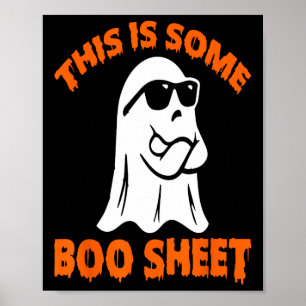 Poster Isto É Uma Brincadeira De Boas Folhas De Halloween