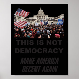 Poster Isto Não É Democracia