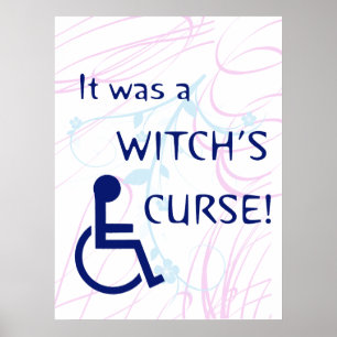 Póster It Was A Witch's Curse: Disability