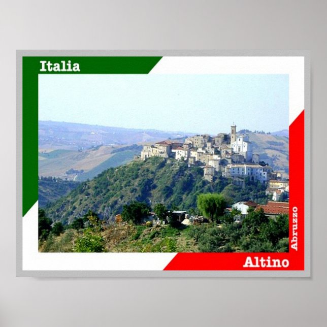 Poster Itália - Abruzzo - Altino - (Frente)