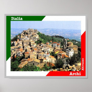 Poster Itália - Abruzzo - Archi -