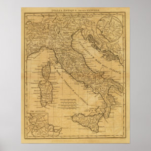 Póster Italia antiga