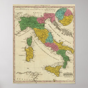Póster Italia Antiqua