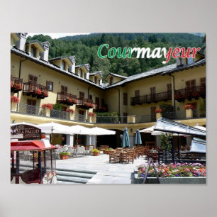 Poster Itália - Aosta Valley - Courmayeur -