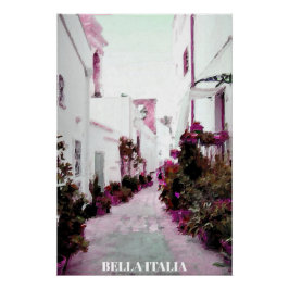 Póster ** Itália AP12 Street Plant Oil Paint Poster