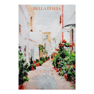 Póster ** Itália AP12 Street Vegetais Poster de Potênci