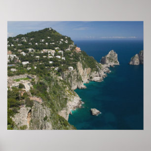 Poster ITÁLIA, Campânia (Baía de Nápoles), CAPRI: