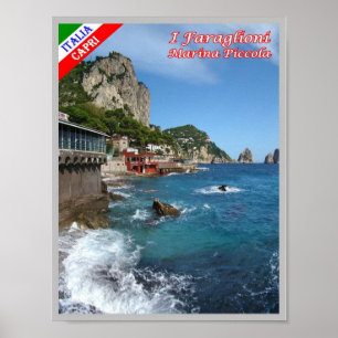 Poster Itália - Campânia - Capri - Marina Piccola -